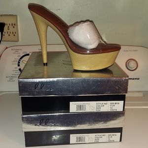 Ellie 6" mules sz 12